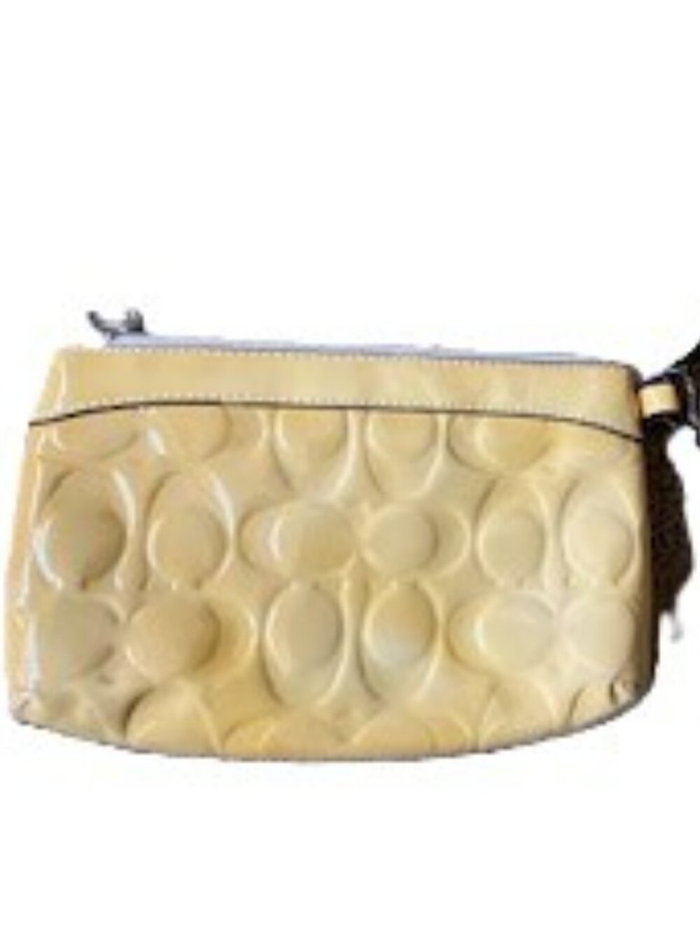 Coach Yellow Wristlet